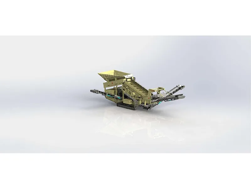 LD2YKJ1550Z Мобильный грохот с тяжелыми условиями эксплуатации