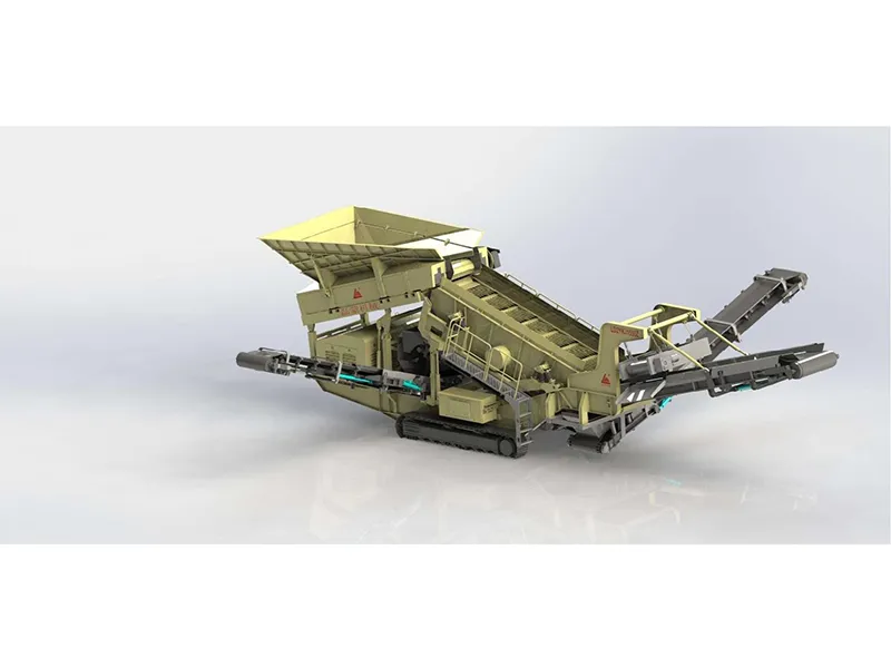 LD2YKJ1550Z Мобильный грохот с тяжелыми условиями эксплуатации