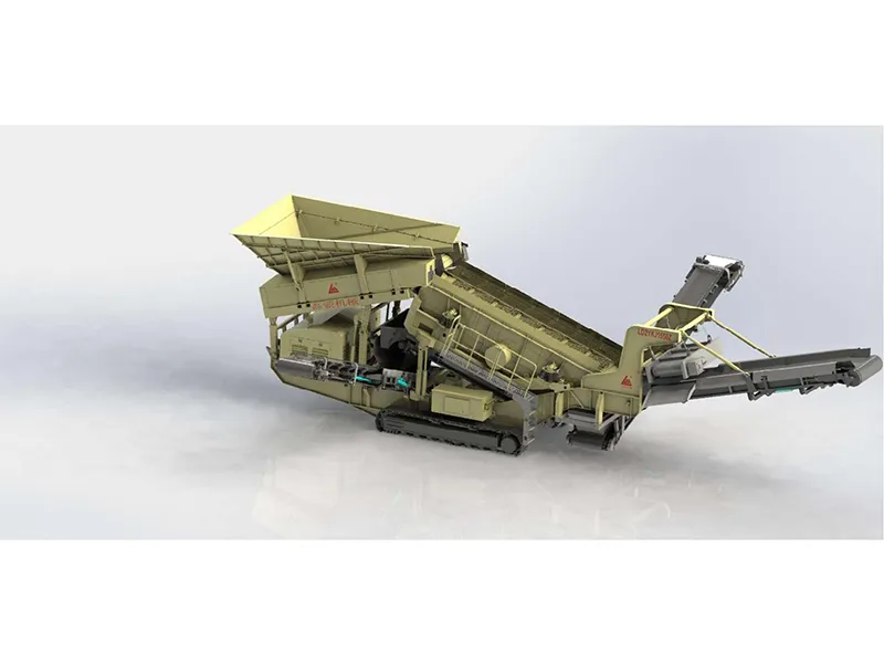 LD2YKJ1550Z Мобильный грохот с тяжелыми условиями эксплуатации