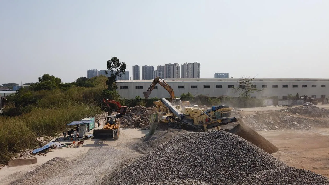 мобильная роторная дробилка